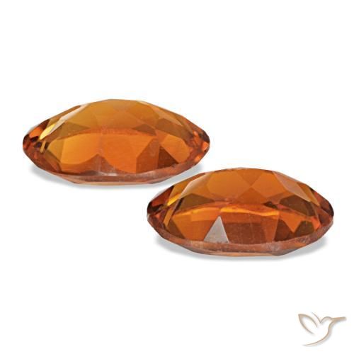 Gemme di Citrino Arancione scuro naturale da 1.15 ct, Taglio ovale, VS
