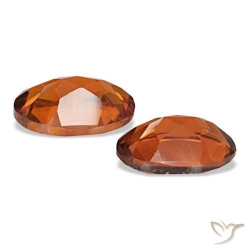 Citrino naturale arancione da 1,31 ct, taglio ovale, VS