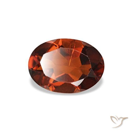 Citrino naturale arancione da 0,69 ct, taglio ovale, VS-SI
