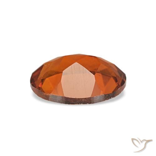 Citrino naturale arancione da 0,66 ct, taglio ovale, VS