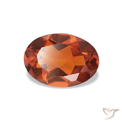 Citrino Arancio Medio naturale da 0,67 ct, Taglio ovale, VVS-VS