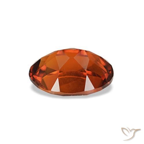 Citrino naturale arancione da 0,76 ct, taglio ovale, VVS-VS