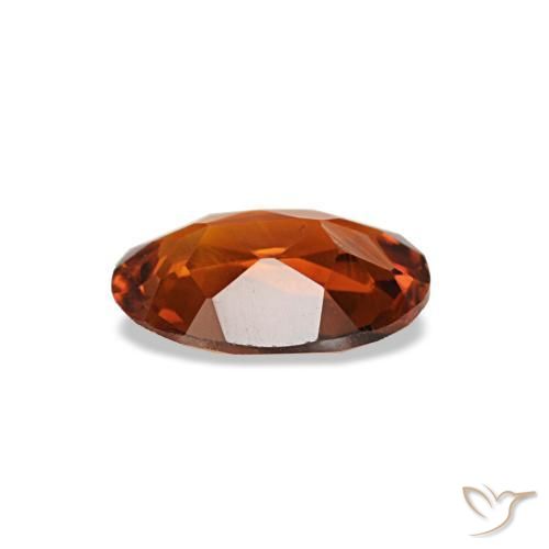 Citrino naturale arancione da 0,54 ct, taglio ovale, VVS-VS