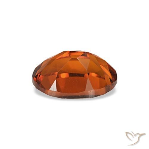 Citrino naturale arancione da 0,74 ct, taglio ovale, VVS-VS