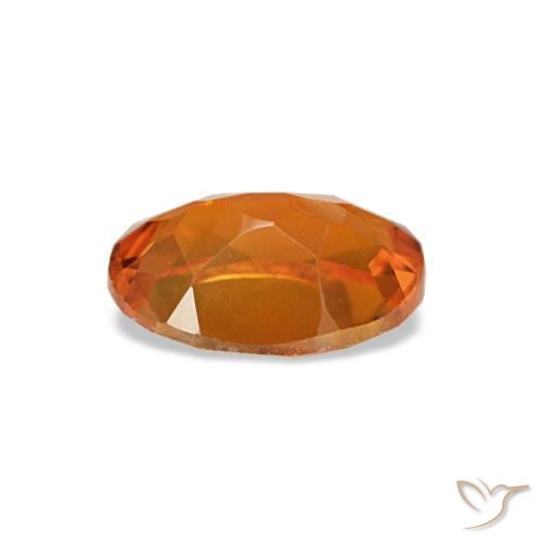 Citrino naturale arancione da 0,70 ct, taglio ovale, VVS-VS