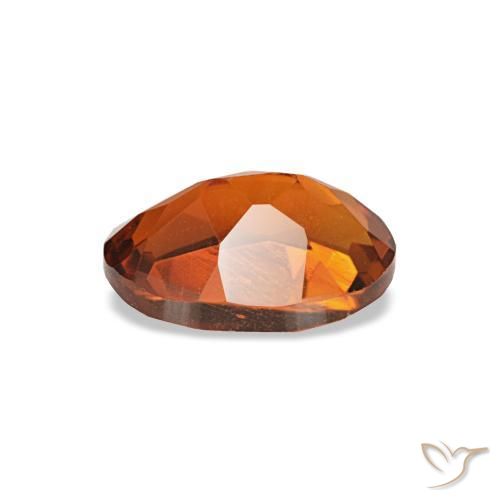 Citrino naturale arancione da 0,72 ct, taglio ovale, VS-SI