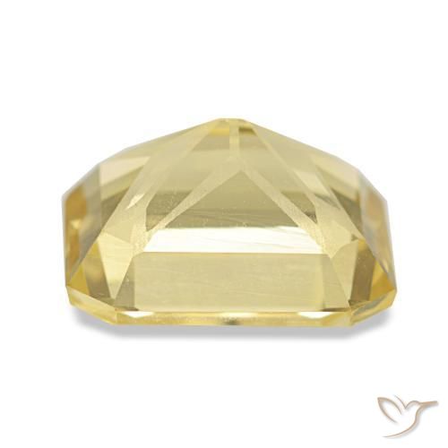 Citrino naturale giallo da 3,23 ct, taglio smeraldo, VVS