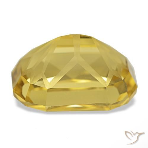 Citrino naturale giallo da 12,35 ct, taglio a cuscino, VVS-VS