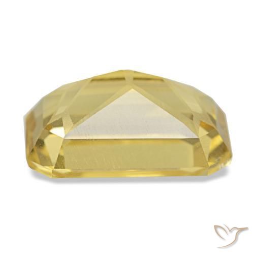 Citrino naturale giallo da 3,88 ct, taglio smeraldo, VVS-VS