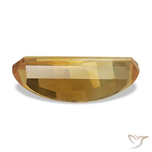 Citrino naturale dorato da 2,18 ct, taglio ovale, VVS