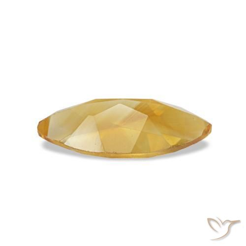 Citrino naturale dorato da 0,44 ct, marchesa, VS