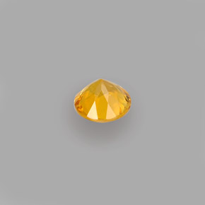 Clinohumite naturale giallo da 0,40 ct, taglio rotondo, VS-SI