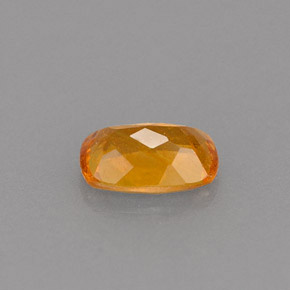 Clinohumite naturale arancione da 0,51 ct, taglio a cuscino, VS-SI