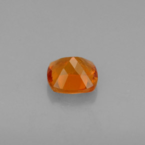 Clinohumite naturale arancione da 0,51 ct, taglio a cuscino, VS