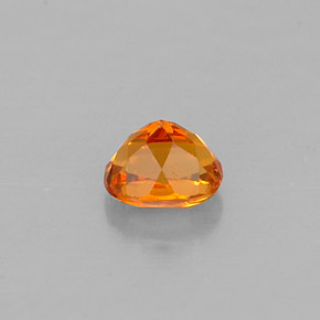 Clinohumite naturale arancione giallastro da 0,36 ct, taglio ovale, VS-SI