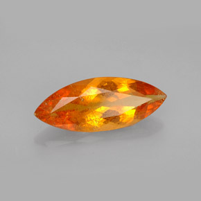 Clinoumite Giallo-arancione naturale da 2.11 ct, Taglio marquise, SI