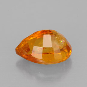Clinoumite Giallo-arancione naturale da 2.45 ct, Forma a pera, SI
