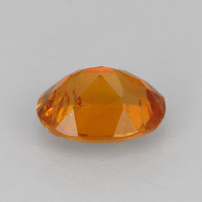 Clinohumite naturale arancione da 1,43 ct, taglio ovale, VS-SI