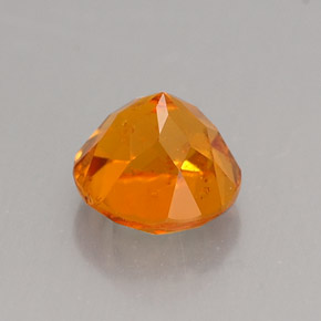 Clinoumite Giallo-arancione naturale da 0.89 ct, Taglio rotondo, VS-SI