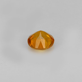 Clinoumite Giallo-arancione naturale da 0.60 ct, Taglio rotondo, VS-SI