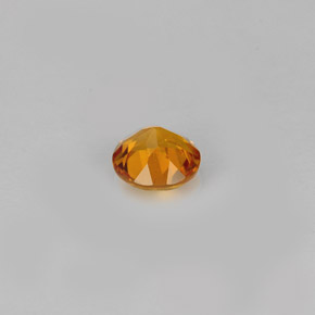 Clinoumite Giallo-arancione naturale da 0.39 ct, Taglio rotondo, VS-SI