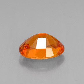 Clinoumite Giallo-arancione naturale da 1.47 ct, Taglio ovale, VS-SI