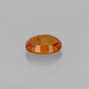 Clinohumite naturale arancione da 1,36 ct, taglio ovale, SI