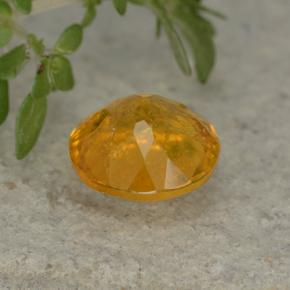 Clinoumite Giallo dorato naturale da 1.35 ct, Taglio rotondo, VS-SI