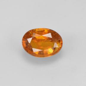Clinoumite Giallo-arancione naturale da 1.05 ct, Taglio ovale, VS-SI