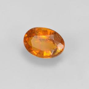 Clinoumite Giallo-arancione naturale da 1.05 ct, Taglio ovale, VS-SI