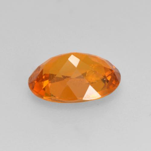 Clinohumite naturale arancione da 1,21 ct, taglio ovale, SI