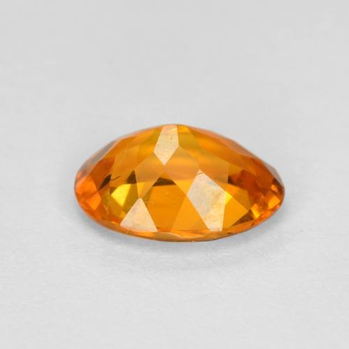 Clinoumite Arancio Medio naturale da 0.74 ct, Taglio ovale, SI
