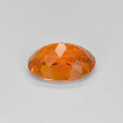 Clinohumite naturale arancione da 1,15 ct, taglio ovale, SI