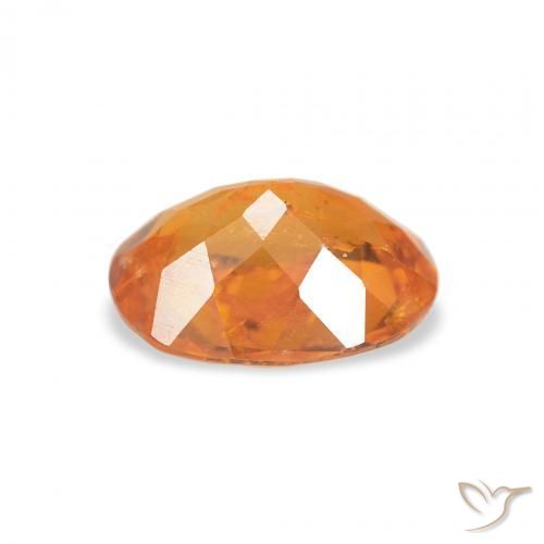 Clinoumite Arancione rossastra naturale da 1.90 ct, Ovale, SI-I1