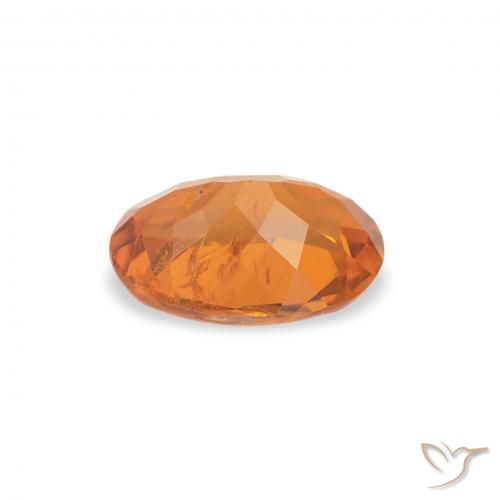 Clinoumite Arancio Medio naturale da 0.70 ct, Ovale, SI