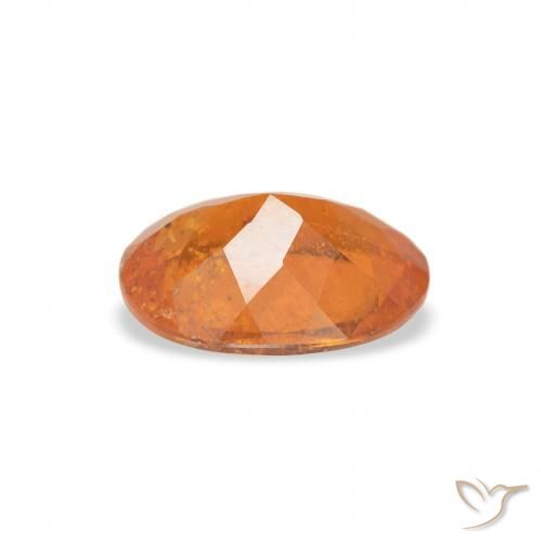 Clinoumite Arancio Medio naturale da 1.17 ct, Ovale, SI