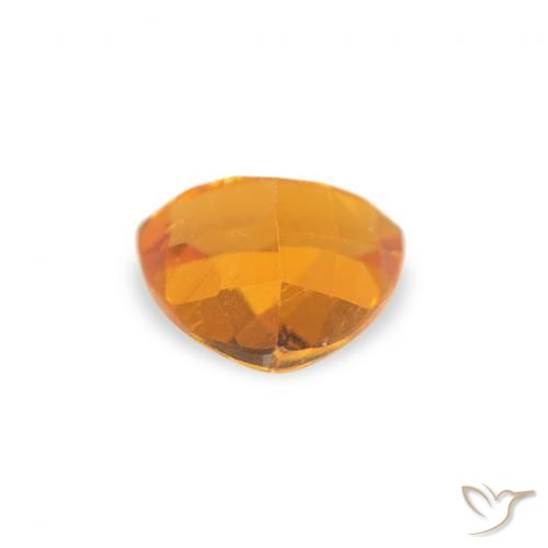 Clinoumite Arancio Medio naturale da 0.50 ct, Taglio trillion, SI