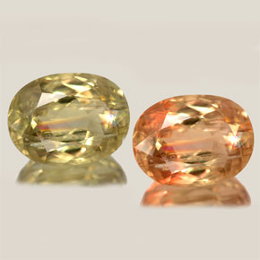 Diasporo cangiante naturale  da 6,98 ct, taglio ovale, SI