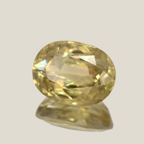 Diasporo cangiante naturale  da 6,98 ct, taglio ovale, SI