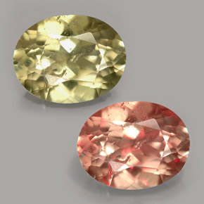 Diasporo cangiante naturale  da 4,26 ct, taglio ovale, VS-SI