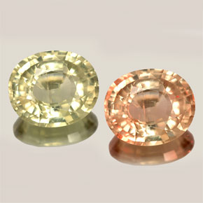 Diasporo cangiante naturale  da 3,14 ct, taglio ovale, VS