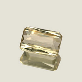 Diasporo cangiante naturale  da 0,95 ct, taglio smeraldo, VVS-VS