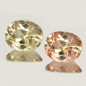 Diasporo cangiante naturale  da 0,83 ct, taglio ovale, VVS-VS