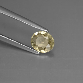 Diasporo cangiante naturale  da 0,71 ct, taglio ovale, VVS-VS