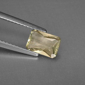 Diasporo cangiante naturale  da 1,00 ct, taglio smeraldo, VS