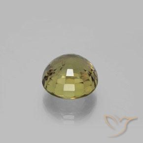 Diaspro cangiante Giallo medio naturale da 19.90 ct, Rotondo, VS-SI