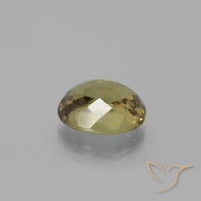 Diaspro cangiante Giallo medio naturale da 10.84 ct, Ovale, VS-SI