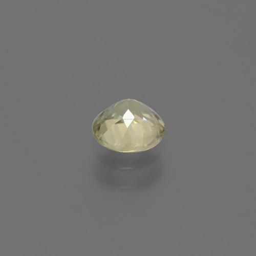 Diaspro cangiante Giallo molto chiaro naturale da 0.63 ct, Taglio rotondo, VS-SI