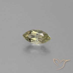 Diaspro cangiante Giallo chiaro naturale da 0.98 ct, Taglio marquise, VS
