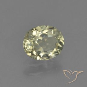 Diaspro cangiante Giallo Beige naturale da 0.85 ct, Ovale, VS